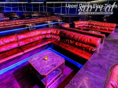 Upper Dance Floor Tables (12 Guests)